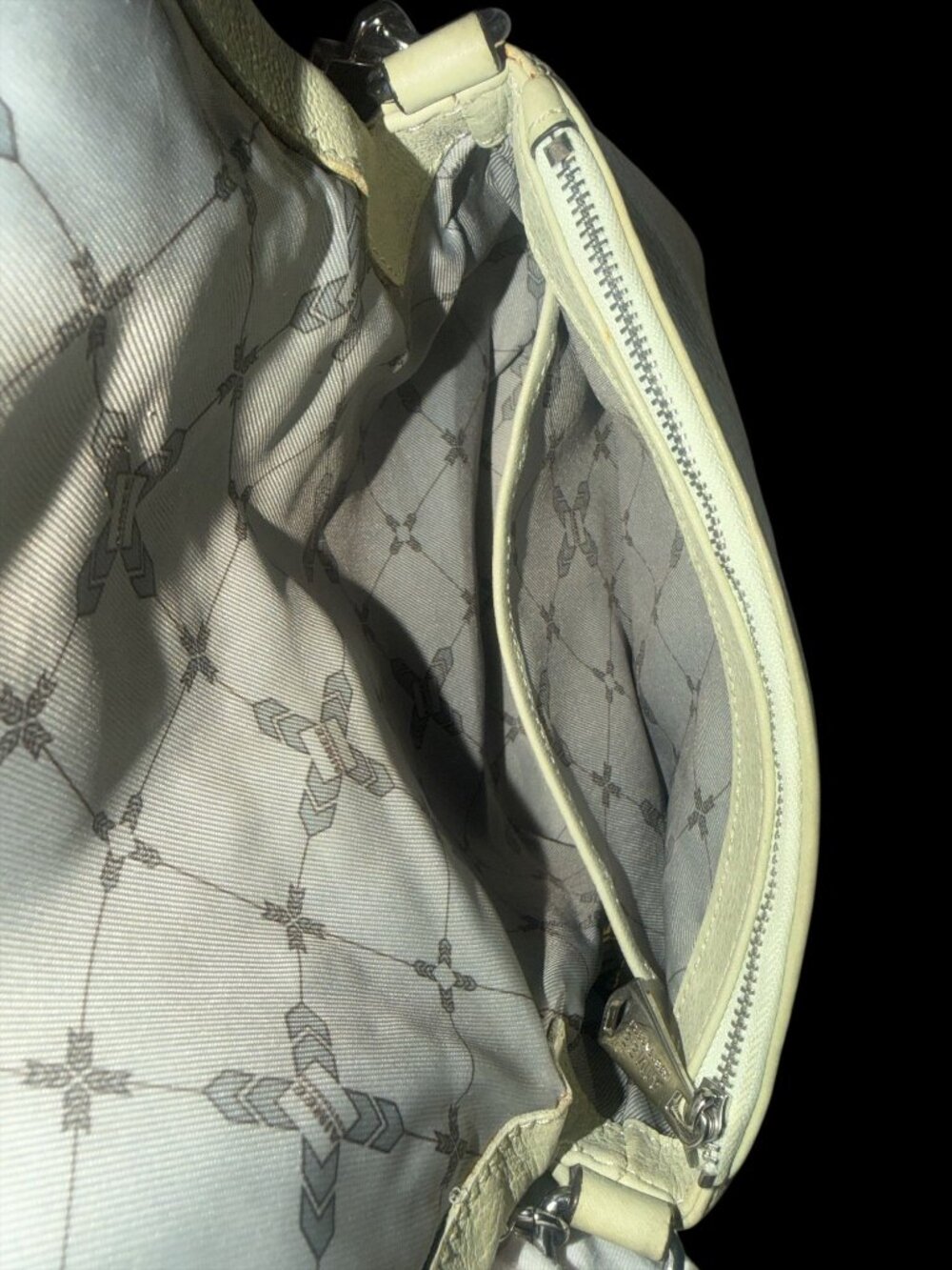 Aimee Kestenberg Preston Satchel Mint Green Pebbled Leather Convertible Bag - Picture 9 of 11